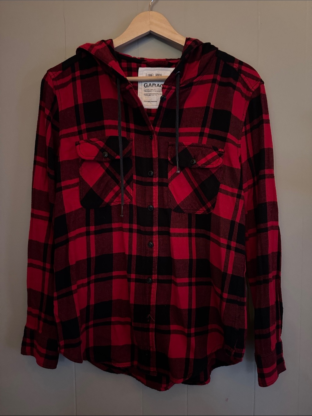 Garage Flannel Hoodie